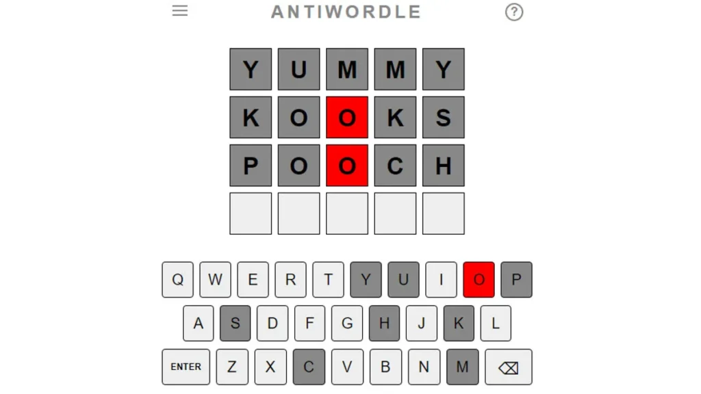Antiwordle